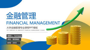 Finansal yönetim ana üniversite eğitim yazılımı ppt şablonu