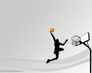 Basketball Powerpoint-Vorlage