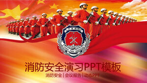 Plantilla PPT general de la industria de simulacros de incendio