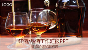 เทมเพลต PPT รายงานวัฒนธรรมการชิมไวน์สำหรับธุรกิจเชิงปฏิบัติ