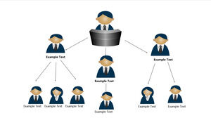 Bagan ppt struktur organisasi multi-departemen dan multi-level (17 foto)