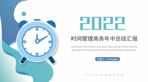 2020 نمط العمل إدارة الوقت تقرير ملخص عمل قالب ppt