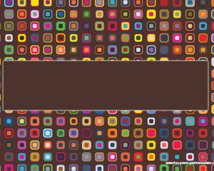 Squares Colorful Template Powerpoint