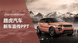 Land Rover otomotiv endüstrisi genel PPT şablonu