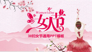 38 Kadınlar Günü pazarlama faaliyetleri genel PPT şablonu