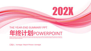 Plantilla PPT general del plan de trabajo empresarial rosa (4)