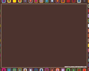 Rétro modèle Powerpoint avec Squares