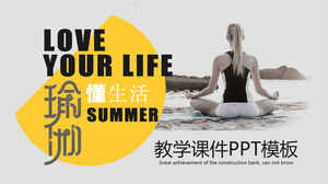 Template PPT umum industri yoga