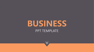 Simple flat business general PPT template 2