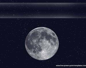 Moon Powerpoint template