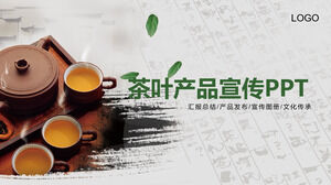 PPT de promoción de productos de té.