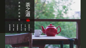 Lanzamiento del producto de la ceremonia del té PPT