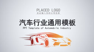 Plantilla PPT general de la industria automotriz