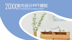 Plantilla PPT dinámica de planificación de resumen de diseño de interiores