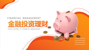 Șablon PPT general pentru industria managementului financiar