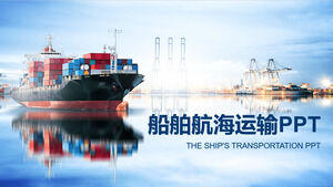 Allgemeine PPT-Vorlage für die Transportbranche