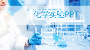Przemysł chemiczny eksperyment ogólny szablon PPT