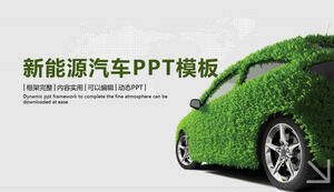 Modèle PPT général de l'industrie des véhicules à énergie nouvelle