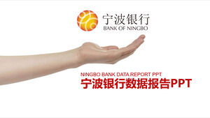 Plantilla PPT general de la industria bancaria de Ningbo