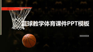 Basketball sports teaching ppt courseware