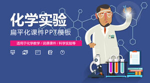 Vorlage für wissenschaftliche Chemieexperimente PPT-Kursunterlagen