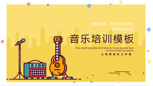 MBE wind guitar music training PPT template