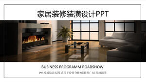 Plantilla PPT general de diseño de decoración y decoración del hogar