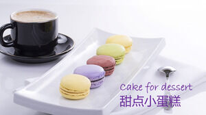 Dessert afternoon tea catering culture promotion PPT template