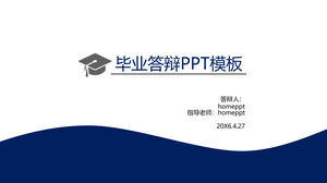 Modelo de PPT de defesa de graduação simples e generoso