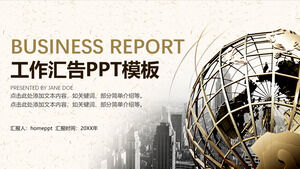 Internet technology business digital marketing promotion work report summary PPT template