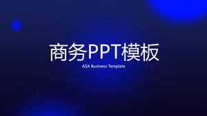 Modelo de PPT de negócios de tecnologia azul