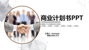 Modelo de PPT de plano de negócios de cooperação empresarial da empresa