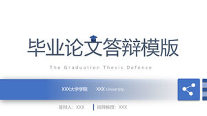 Fresh Graduation Thesis Defense PPT Template 2