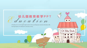 General PPT template for kindergarten courseware industry