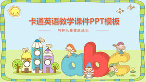 General PPT template for primary school teaching courseware industry