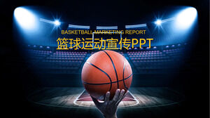 Template PPT umum untuk industri bola basket