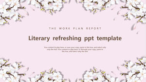 Template PowerPoint laporan bisnis rencana kerja