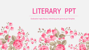 粉色通用的PowerPoint模板