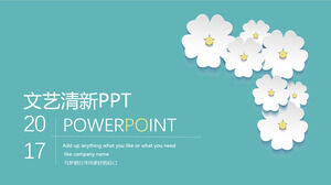 Very beautiful Fresh and elegant PowerPoint template