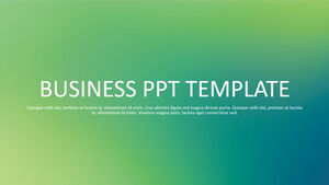 Green aesthetical PPT template