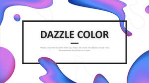 Modelli PowerPoint di Dazzle Color
