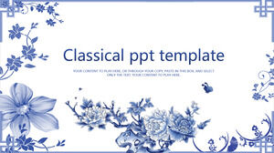 Blue and white PowerPoint templates
