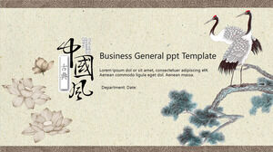 PowerPoint-Vorlagen im klassischen chinesischen Stil