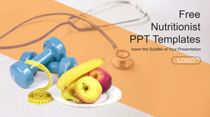 Templat PowerPoint Nutrisi Diet