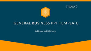 Blue Orange Business PowerPoint Templates