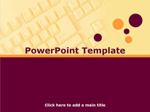 Púrpura Naranja Negocio Plantillas de PowerPoint