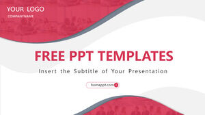 Soft Curve Style Business PowerPoint Templates