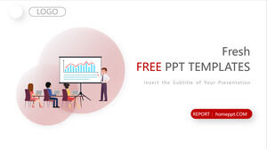 Red Micro Stereo Business PowerPoint Templates