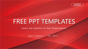 Red Dynamic Business PowerPoint Templates