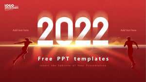 2022년 비즈니스 파워포인트 템플릿을 향한 실행